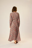 Natalie Martin Fiore Maxi Dress ~ Spanish Tile Combo