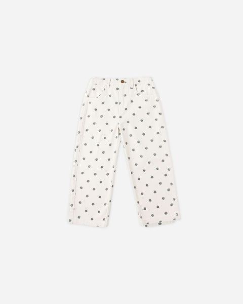 Rylee & Cru Straight Leg Pant ~ Mini Daisy