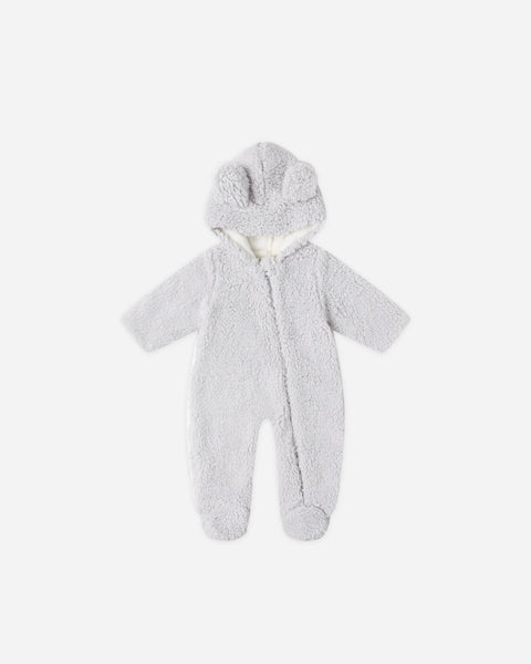 Quincy Mae Bear Jumpsuit ~ Frost