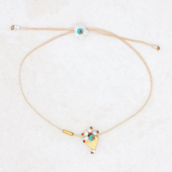 River Song Golden Heart Tiny Treasure Bracelet