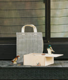 WAAM Industries Eco-Friendly Market Bag - Navy Ticking