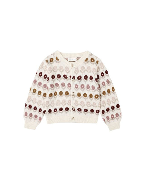 Rylee + Cru Baby Cheyenne Cardigan ~ Floral Jacquard