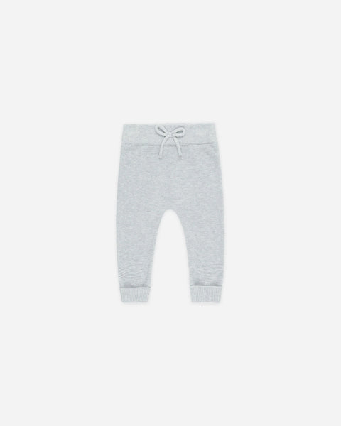 Quincy Mae Knit Pant ~ Heathered Dusty Blue