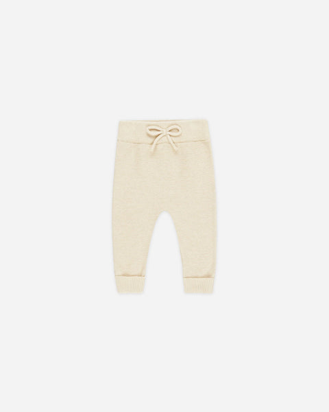 Quincy Mae Knit Pant ~ Heathered Natural