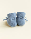 Hvid Booties ~ Light Blue