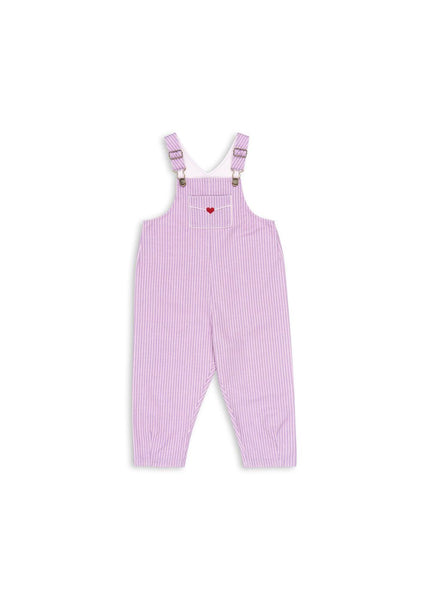 Konges Rosie H-W Lettre Overalls GOTS ~ Stripe Lupino