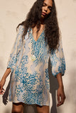 Natalie Martin Maria Dress ~ Coral Wave Sky