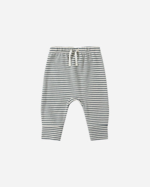 Drawstring Pant ~ Ocean Micro Stripe