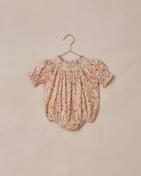 Noralee Maddie Romper ~ Flower Fields