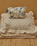 Emile et Ida Blue Orchid Toiletry Bag