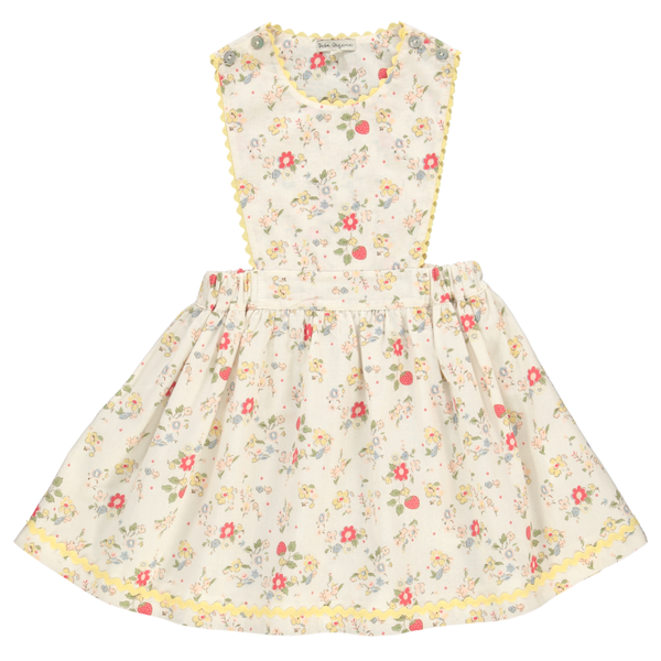 Bebe Organic Anncie Apron Dress ~ Strawberry Field
