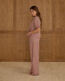 Rylee + Cru Ruffle Pajamas ~ Ruby Fleur