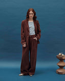 Emile et Ida Women Ecru Sailor T-shirt ~ Navy