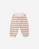 Rylee & Cru Knit Pant ~ Ruby Hearts