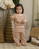 Rylee & Cru Knit Pant ~ Ruby Hearts