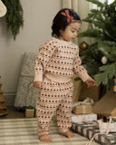 Rylee & Cru Knit Pant ~ Ruby Hearts