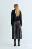 New Society Dione Woman Skirt ~ Galactic Grey Check