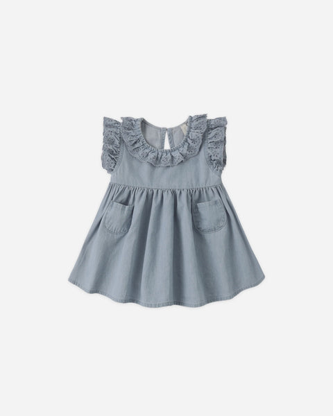 Quincy Mae Sophie Dress ~ Chambray