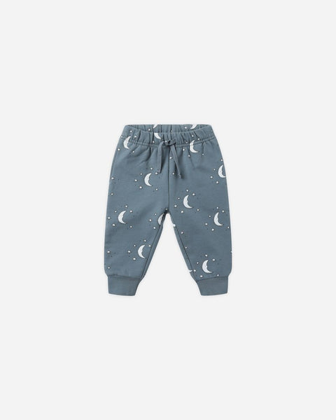 Quincy Mae Relaxed Fleece Sweatpant ~ Silver Moons
