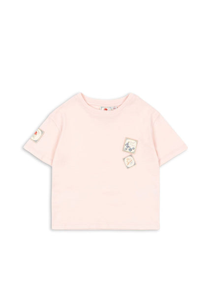 Konges Rosie H-W Lettre Tee OCS ~ Chalk Pink