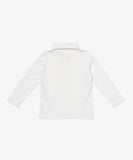 Oso & Me Parker Polo ~ Vanilla Piping