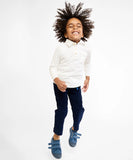 Oso & Me Parker Polo ~ Vanilla Piping