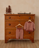 Quincy Mae Velour Relaxed Sweatpant ~ Candy Stripe