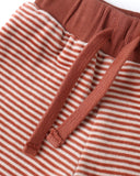 Quincy Mae Velour Relaxed Sweatpant ~ Candy Stripe