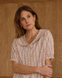 Rylee + Cru Ruffle Pajamas ~ Candy Cane Stripe