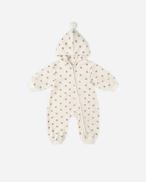 Quincy Mae Zip Jumpsuit ~ Holly Berry