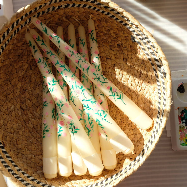 Hormscent - Spring Hand painted candle