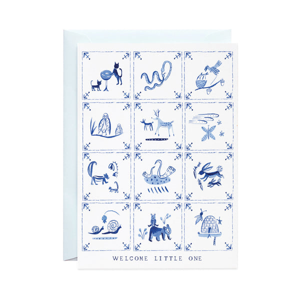 Mr Boddington Welcome Little One Card