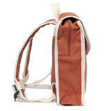 Petit Recycled Cotton Backpack ~ Baked Clay