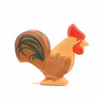 Ostheimer Wooden Brown Rooster