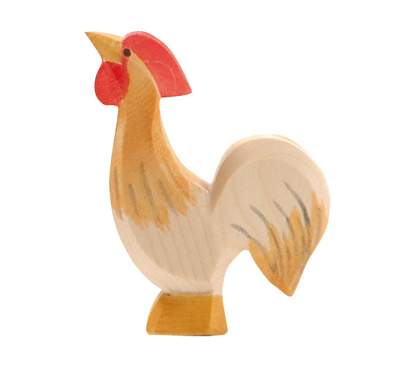 Ostheimer Wooden Rooster, Ochre
