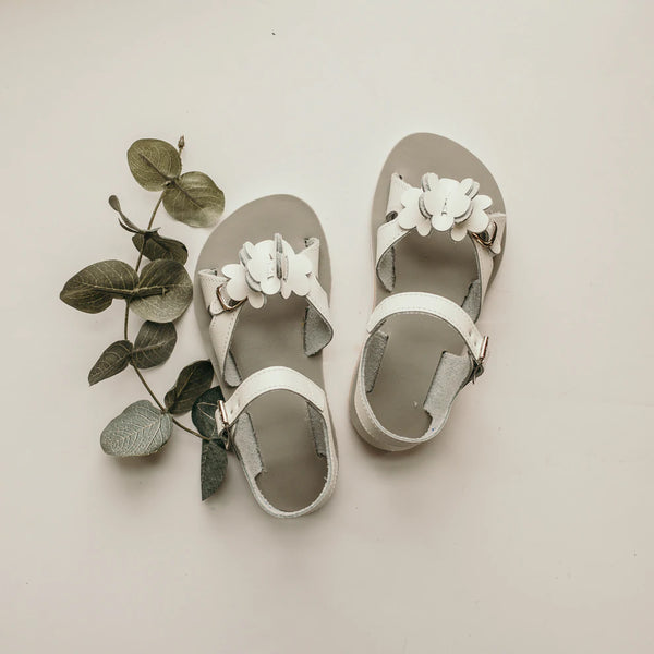 Amelia Sandal in White
