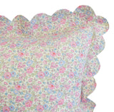 Coco & Wolf Liberty Print Scallop Ruffle Cushion - Felicity Pink