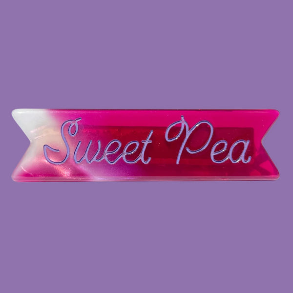 Eugenia Hair Clip ~ Sweat Pea