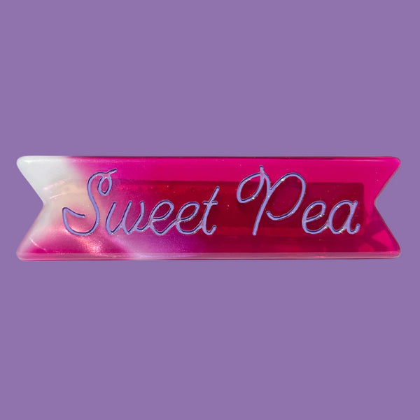 Eugenia Hair Clip ~ Sweat Pea