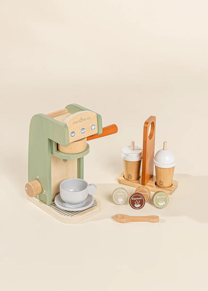 Coco Village Wooden Coffee Maker Set