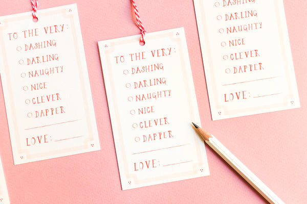 Mr. Boddington To the Very Gift Tags