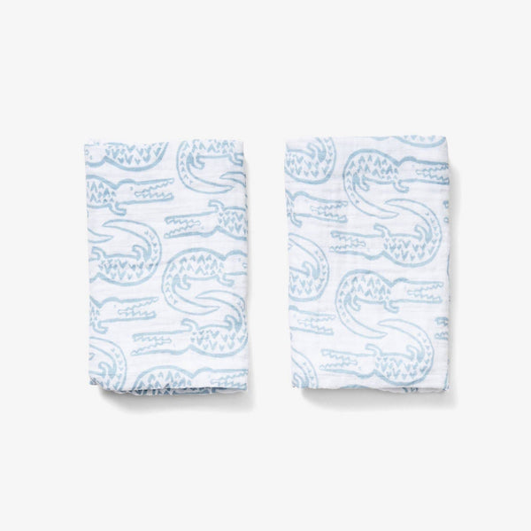Lewis Burp Cloth Set ~ Alligator