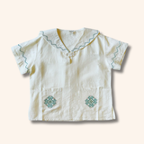 Lali Sailor Shirt in Antique White