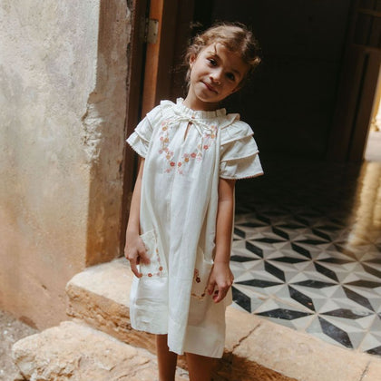 Lali Linnea Dress in Antique White