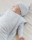 Quincy Mae - Modal Sleeping Bag Stars Fog: 0-6M