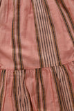 Bonjour Dress Skirt ~ Pink Striped