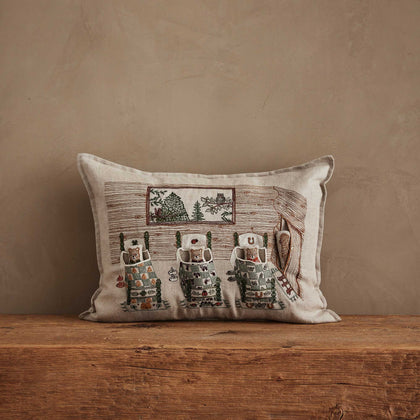 Coral & Tusk - Three Little Bears Pocket Pillow: Pillow Cover with Insert