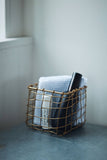 Fog Linen Work - Iron Wire Basket Square