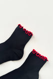 Le Bon Shoppe - The Petite Ruffled Modal Socks ~ LILAC