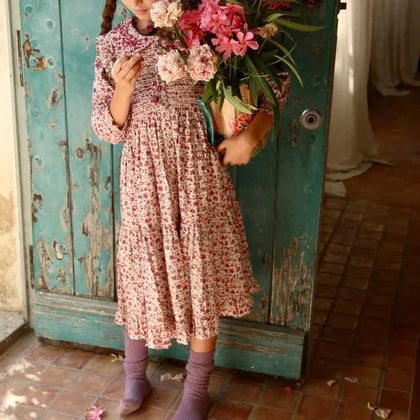 Bonjour Diary Long Dress ~ Flowers Field